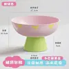 Bandeja de frutas con patas altas y drenaje, nueva elegante y lujosa bandeja pequeña exquisita de alta gama para sandía para uso doméstico en la sala de estar