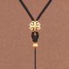 Colgante de alta calidad, collar de cuerda colgante, cuerda de jade de cera de abeja dorada, colgante de cuerda para hombres y mujeres, cuerda colgante de jade a juego