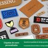 Fornecimento preferencial de fábrica PU couro couro jeans roupas marca registrada acessórios de vestuário bagagem de couro de marca de couro