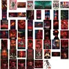 54 Pegatinas de Graffiti de la Serie de TV Americana Stranger Things 5 para Decorar Fundas de Teléfono Móvil, Maletas, Patinetes, Pegatinas para Portátiles