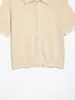 Moda Femenina 2026 Transfronterizo Cuello Polo Estilo Suave Tejido de Encaje Manga Corta Cárdigan Superior