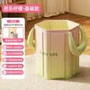 Cubo plegable para baño de pies para uso doméstico, Bolsa aislada para remojar los pies para exteriores, Tina portátil profunda para baño de pies para pantorrillas