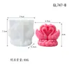 Lembrancinhas de Casamento Transfronteiriças para Recém-Casados, Molde de Silicone para Vela Aromática, Pedra Grande Difusora de Aroma, Molde de Silicone de Cisne para Casal