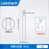 Tubo Colorimétrico de Vidrio con Tapón Labshark Detección Colorimétrica de Nitrógeno Amoniacal de Laboratorio Tubo Colorimétrico Nessler Escala Completa con Tapón