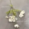 4 Cabezas de Flores de Cosmos, Flores Silvestres Pastorales Frescas y Sencillas, Flores y Follaje Decorativos para Paredes de Fondo, Flores Artificiales