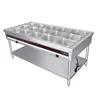 Estación Ampliada de Acero Inoxidable Aislada para Servir Alimentos, Carrito Eléctrico Vertical Calefactor Rápido para Comida Rápida, Estación de Platos Calientes para Buffet de Cafetería de Hotel