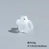 Figurillas de Animales Hipopótamo Pequeño de Resina Luminosa 3D Accesorios DIY Decoración de Escritorio de Coche Adornos Pequeños Venta al por Mayor