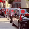 Pegatinas para Coche de Boda con Palabras Felices, Calcomanías de Vidrio para Bodas, Decoraciones Especiales para el Convoy de Bodas, Pegatinas Electrostáticas que No Dejan Rastro, Colección Completa de Artículos para Bodas