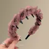 Diadema de Moda para Uso Diario, Dulce Diadema de Corona Alta Estilo Coreano para Mujeres, Nuevo Modelo 2026 Pinza para el Cabello Estilo Hong Kong de Esponja