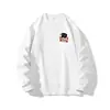 Nueva colección de otoño e invierno: sudadera para hombre con forro de polar, peso pesado, versátil, adecuada para uso en exteriores y casual, cuello redondo, estilo pullover, prenda superior para hombre