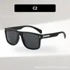Nuevas gafas de sol cuadradas simples de estilo europeo y americano para ciclismo al aire libre, pesca, conducción, protección solar y uso decorativo