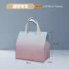 Bolsa Isolante Descartável Não Tecido para Levar Chá com Leite Café Bebida Sacola de Embalagem Bolsa Isolante Impressão de Logotipo Pronta Entrega Atacado