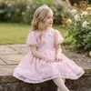 Vestido de Princesa para Bebé Niña Encaje Ligero Dulce Falda Atuendo para Día del Niño Fiesta de Cumpleaños Vestido Corto