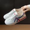 Zapatos de Lona Nuevos de Verano 2025 para Mujer, Zapatos Slip-On Versátiles y Modernos, Zapatos Deportivos Casuales y para el Ocio, Zapatos Blancos