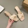 Sandalias de vestir tipo romano para vacaciones 2026, nuevos zapatos de verano para mujer, chanclas tejidas para uso exterior con tacón de cuña
