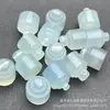 Selo Redondo Natural de Ágata Verde Escama Pingente Pingente de Jade Artesanal DIY Acessórios para Pendurar Celular Chave Venda por Atacado