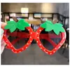 Nuevas Gafas de Sol para Niños Gafas Anti-UV Gafas de Bebé Gafas de Fruta Fresa Tesoro de Hombre Transfronterizo para Mujer