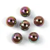 Contas Acrílicas Coloridas Sólidas com Revestimento UV de 16mm Acessórios para Joias DIY Feitos à Mão Materiais DIY Contas Soltas Venda por Atacado