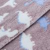 Em Estoque Flanela Dupla Face Estampada com Desenhos de Dinossauros Cartoon, Pijamas de Fleece Coral, Cobertores, Material para Pets, Estampas de Animais