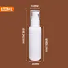 Frasco de Loção Branco Tipo Pump Desinfetante para Mãos Recarga de Frasco Sérum Shampoo Líquido Frasco de Plástico para Apertar Loção