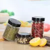 Frasco de Vidrio Transparente con Tapa Alta, Frasco para Pepinillos, Frasco Sellado para Conservas, Frasco para Empaque de Miel Casero, Frasco de Vidrio para Salsa de Carne con Chile
