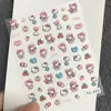 Lindos Pegatinas de Arte para Uñas de Dibujos Animados Gato Kt Repujadas Hellokitty Hello Kitty Manual DIY Pegatinas Decorativas para Uñas Ccd