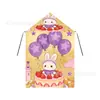 Fiesta de Cumpleaños Hecha a Medida de Fábrica Elementos de Pastel de Cumpleaños Capa Linda Pequeña Capa Estampada con Capucha con Cordón