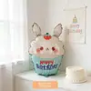 Globo de Película de Aluminio con Forma de Pastel de Helado Lindo Ins, Cámara, Nube, Decoración y Arreglo para Fiesta de Cumpleaños Infantil