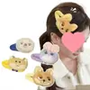 Presilhas de Cabelo de Pelúcia Desenho Animado com Designs de Animais Fofos, Presilhas para Franja Menina, Novos Acessórios de Cabelo Tendência Outono e Inverno Atacado, Raposa