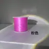 Cordón elástico de cristal importado, cuerda elástica fina de piel de vaca para joyería, cuentas para ensartar pulseras hechas a mano.