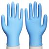 Suministros del Fabricante Guantes Sintéticos Desechables Azules de Nitrilo para el Hogar Engrosados Sintéticos Sin Polvo Guantes de Nitrilo