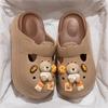 37 Tipos de Zapatos Croc, Nezha, Briquetas Blancas y Negras, Oso Fresa, Perro Feliz, Cordones de Capibara, Accesorios