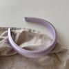 Simple Cara Show Pequeño Morado de Ala Ancha Aro para el Cabello Diadema Nueva para Mujer 2024 Verano Compresión del Cabello Sello Elegante para el Cabello Accesorios para el Cabello