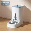 Dispensador de agua para gatos, comedero automático para mascotas para perros, bebedero para gatos, dispositivo de recarga automática de agua, botella de agua no eléctrica