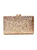Venta Caliente Transfronteriza Moda Lentejuelas Bolso de Noche para Mujer Bolso de Mano de Lujo para Banquete Bolso de Mano Socialite Boda Ropa Formal Bolso de Noche