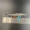 Marcador de Página Árvore da Vida Pedra Colorida Série Pena de Cristal Jade Retrô Fonte de Comércio Exterior Transfronteiriça Amazon eBay