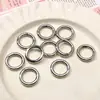 Anillo de Resorte de Acero Inoxidable Llavero Colgante Hebilla Metálica Accesorios para Joyería Hecha a Mano DIY Colgante para Equipaje