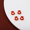 Arte de Unhas de Ano Novo Estilo Chinês Gato da Sorte Despertar do Leão Fortuna Nafu Yuanbao Liga de Zinco Ornamentos para Unhas Acessórios para Unhas
