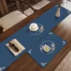 Paño de Té Estilo Chino, Absorbente de Agua, Secado Rápido, Paño de Té Zen, Resistente al Polvo y a las Manchas, Manteles Individuales Antiguos para Mesa de Té del Hogar, Paño de Té Aislante