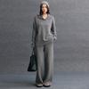 Caché con Capucha para Mujer Holgado Casual Simple Versátil Estilo Urbano Perezoso Prendas de Punto de Cachemir Otoño e Invierno Nuevas Prendas de Punto
