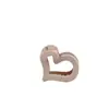 Clip de agarre pequeño de 2.5 CM, esmerilado, hueco, forma de corazón, para flequillo femenino, para mechones sueltos, pasador de pelo, pasador de pelo popular transfronterizo, accesorios para el cabello