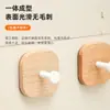 Suministro de Fábrica Perchero de Madera Maciza de Pared para Dormitorio Gancho Decorativo de Pared para Baño Infantil Venta al por Mayor