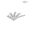 Tornillo de Cabeza para Joyería de Zirconia de Cobre Transfronterizo Clavo de Labio DIY Aretes de Gota de Aceite Fresa Aretes Joyería para Piercing