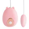 Jinle Mascota Linda Vibración Dual Frecuencia Única En Caja - Rosa Huevo Vibratorio de 12 Frecuencias Dispositivo de Masturbación Femenina Juguete para Mujeres