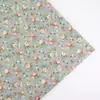 Tela de Estilo Ins de 1.56m Lisa con Estampado Floral Fresco Tela para Ropa de Cama Cortina Hecha a Mano DIY Tela de Forro Floral