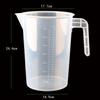 Copo medidor graduado de plástico de 5000 ml para uso doméstico, copo de 1000 ml, copo medidor de PP para atacado, copo medidor de 20 ml com tampa.