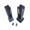 Ranura de esquina para equipaje plegable de metal, estante de apilamiento de tracción, columna de pie plegable, ranura de plegado de pata, se puede fijar, venta al por mayor