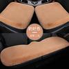 Nuevo Cojín de Silla de Felpa de Pelo de Conejo para Silla de Computadora, Coche, Silla de Comedor, Cojín de Asiento Espesado para Taburete de Estudiante, Cojín de Asiento de Oficina