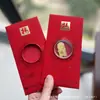 Oro Puro 999 Princesa, ¡Por Favor Hazte Rica! Nuevo Estilo Sobre Rojo Pegatina para Teléfono Regalo para Reunión Anual de la Empresa Contrato