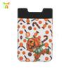 Regalos pequeños de Halloween al por mayor Regalos pequeños de Navidad Adhesivo trasero de Lycra para teléfono móvil Juego de tarjetas de regalo para identificación